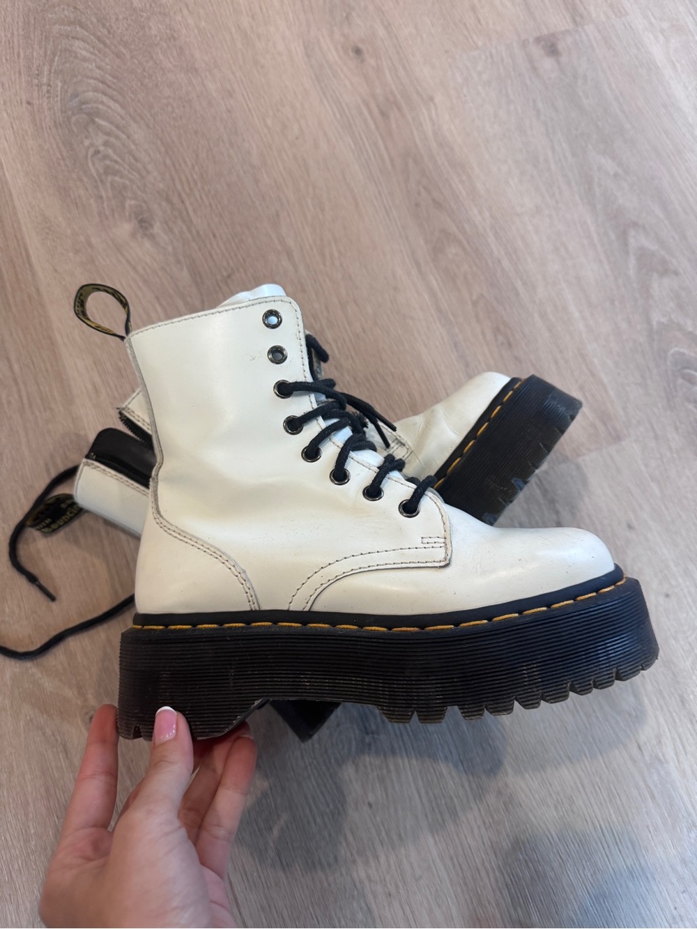 White Dr. Martens